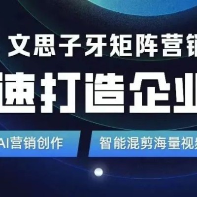 單仁牛商《中小企業(yè)全域營(yíng)銷(xiāo)發(fā)展》論壇：企業(yè)短視頻+AI矩陣，助力產(chǎn)業(yè)IP獲客升級(jí)_副本